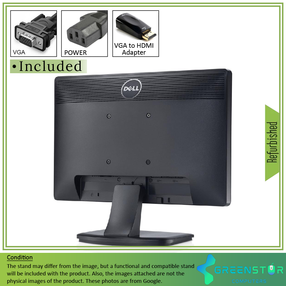  Refurbished(Good) - Dell E1913 19" Widescreen 1440x900 HD LED Backlight LCD TN Monitor